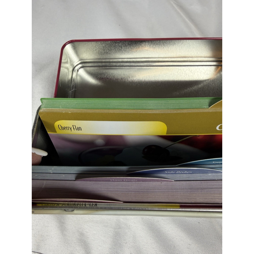 Crock-Pot Recipe Card Collection Tin Recipes & Blank Cards 5 Dividers - Picture 13 of 14